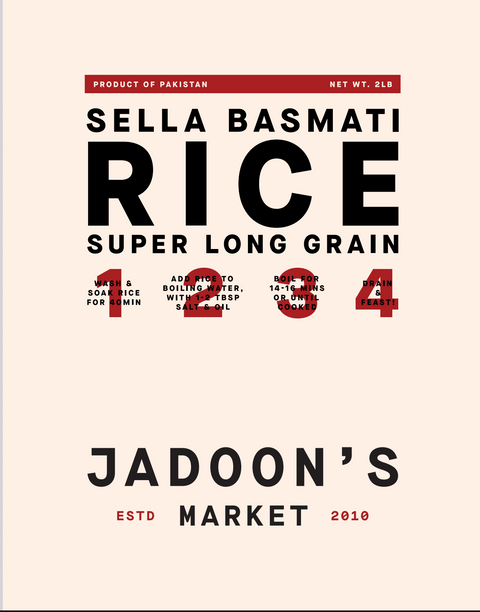 Jadoon's Sella Basmati Rice 2LB